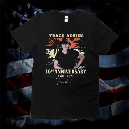 Trace Adkins 36th Anniversary 1987 – 2023 Signature Shirts