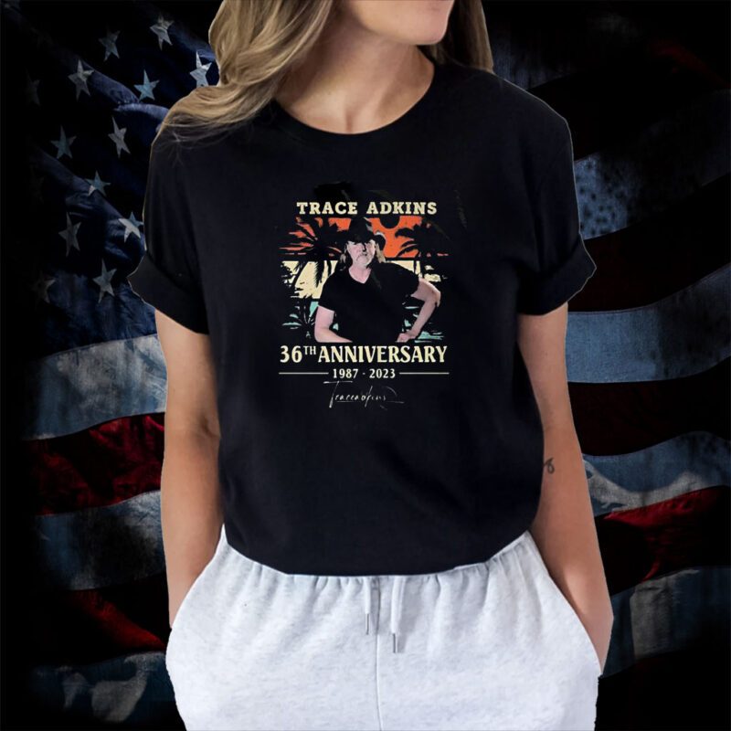 Trace Adkins 36th Anniversary 1987 – 2023 Signature Shirts