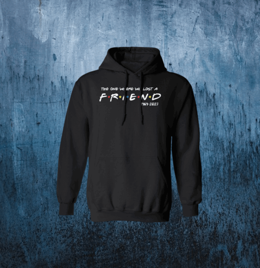 Matthew Perry The One Where We All Lost A Friend Matthew Perry Hoodie