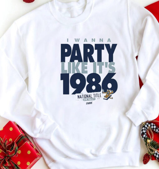 I Wanna Party Like It’s 1986 Penn State College Shirts