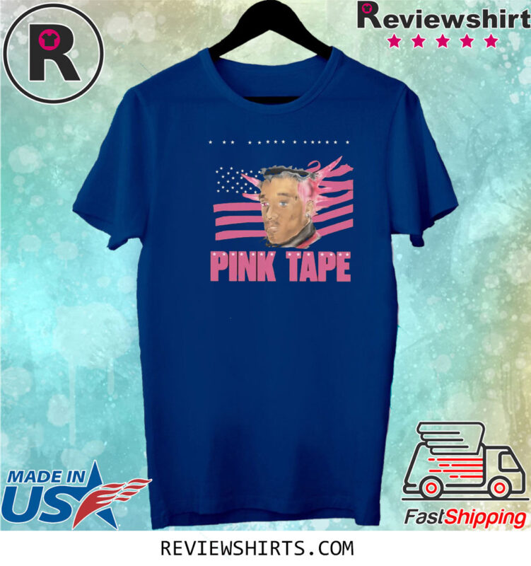 Lil Uzi Vert Pink Tape Black Portrait Shirts