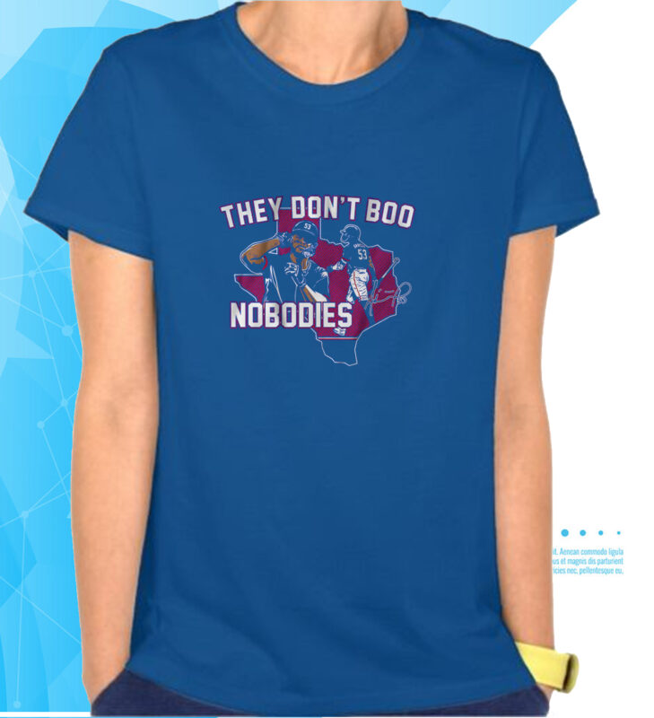 Adolis Garcia: They Don't Boo Nobodies T-Shirt