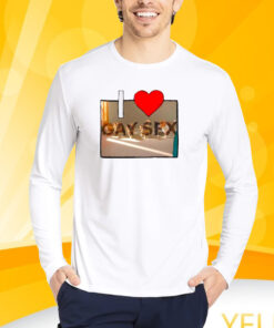 I Love Gay Sex Cat T-Shirt