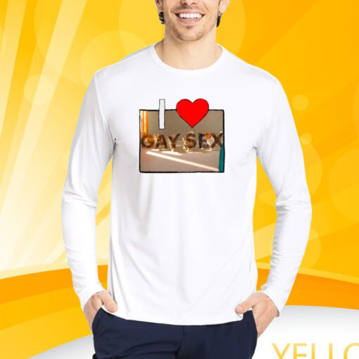 I Love Gay Sex Cat T-Shirt