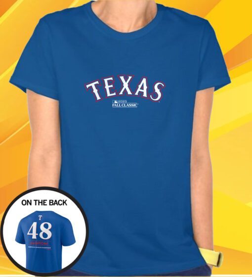 Jacob Degrom Texas Rangers 2023 American League Champions T-Shirt