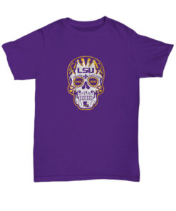 LSU Football: Sugar Skull Shirt