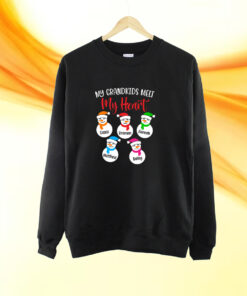 My Grandkids Melt My Heart Christmas T-Shirt