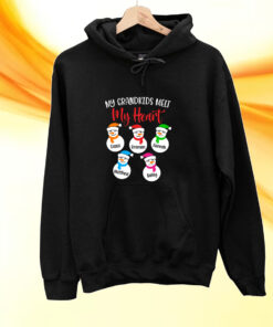 My Grandkids Melt My Heart Christmas T-Shirt