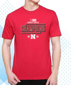 Nebraska Huskers 2023 Big Ten Women’s Soccer Regular Season Champions Locker Room T-Shirt