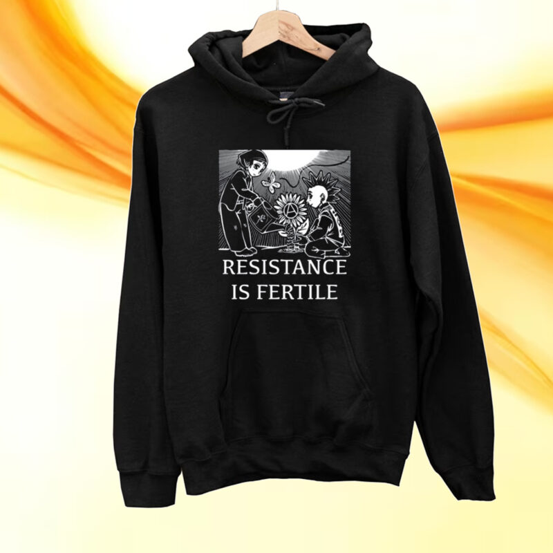 No Gods No Masters Resistance Is Fertile T-Shirt