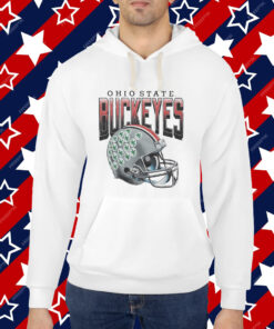 Ohio State Buckeyes Gradient Helmet T-Shirt
