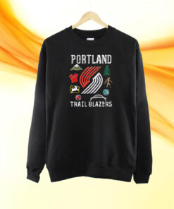 Portland Trail Blazers Nba X Market Claymation T-Shirt
