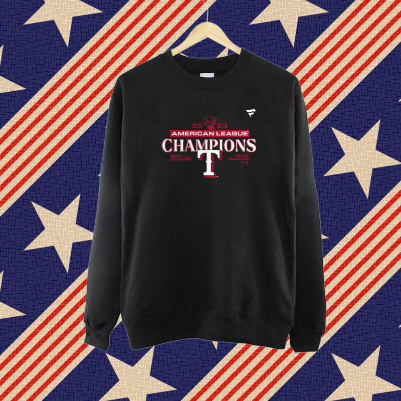 Texas Rangers 2023 American League Champions Locker Room T-Shirt