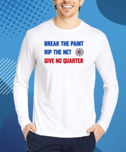 Tomer Azarly Break The Paint Rip The Net Give No Quarter Shirt