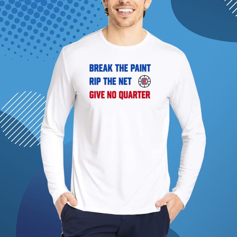 Tomer Azarly Break The Paint Rip The Net Give No Quarter Shirt