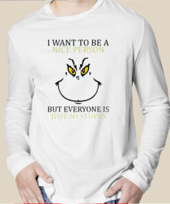 Christmas I Want To Be A Nice Person T-Shirt