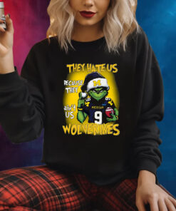 Grinch They Hate Us Because They Ain’t Us Wolverines Sweatshirt