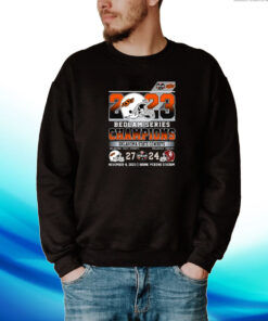 2023 Bedlam Series Champions Oklahoma State Cowboys 27 – 24 Oklahoma Sooners November 4, 2023 Boone Pickens Stadium Hoodie T_Shirts