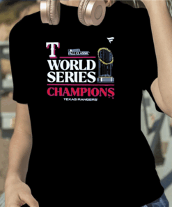 Texas Rangers Fanatics Branded 2023 World Series Champions Locker Room TShirt