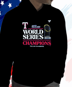 Texas Rangers Fanatics Branded 2023 World Series Champions Locker Room Hoodie