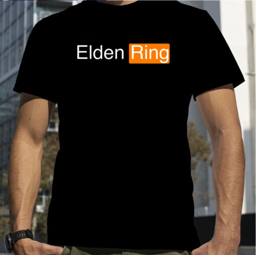 Elden Ring Hub Parody Logo T-Shirt