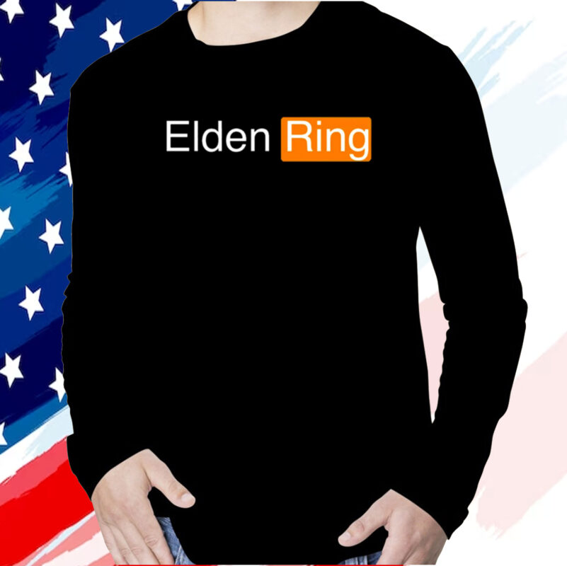 Elden Ring Hub Parody Logo T-Shirt