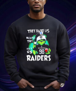 The Grinch They Hate Us Because They Ain’t Us Las Vegas Raiders Sweatshirt