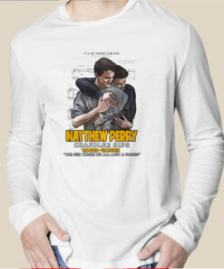 The One Where We All Lost A Friend Matthew Perry Chandler Bing 1969-2023 T Shirt