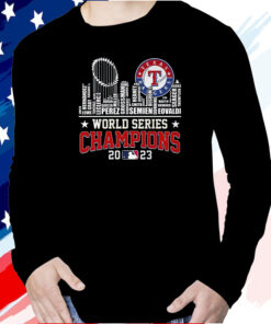 Texas City World Series Champions 2023 Texas Rangers T-Shirt