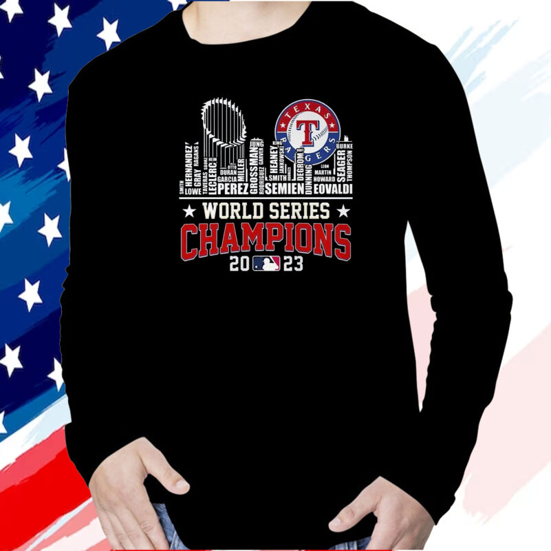 Texas City World Series Champions 2023 Texas Rangers T-Shirt