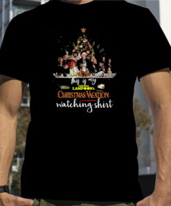 This Is My Christmas Vacation Wathching T-Shirt