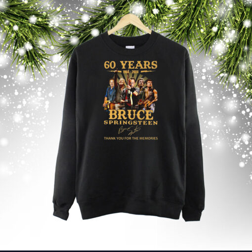 60 Years 1964 – 2024 Bruce Springsteen Thank You For The Memories SweatShirt