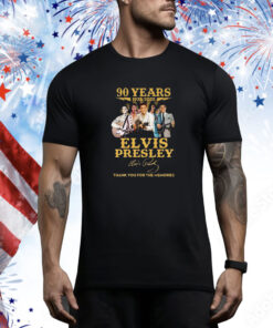 90 Years 1935 – 2025 Elvis Presley Thank You For The Memories SweatShirts