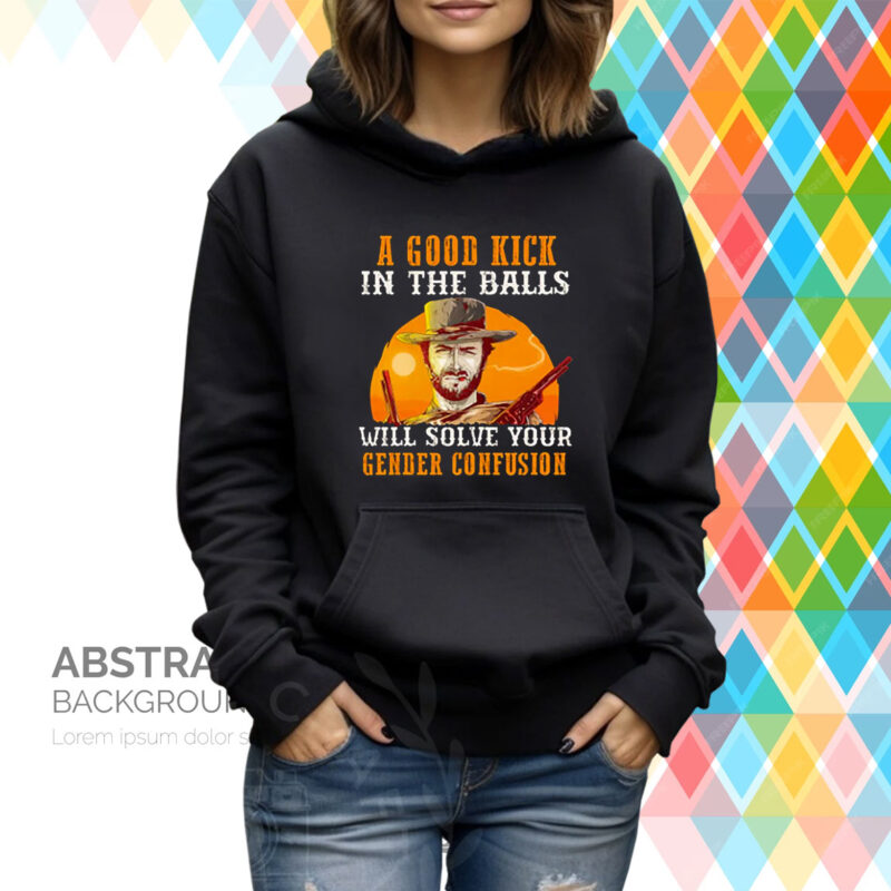 A Good Kick In The Balls Will Solve Your Gender Confusion Hoodie Shirt