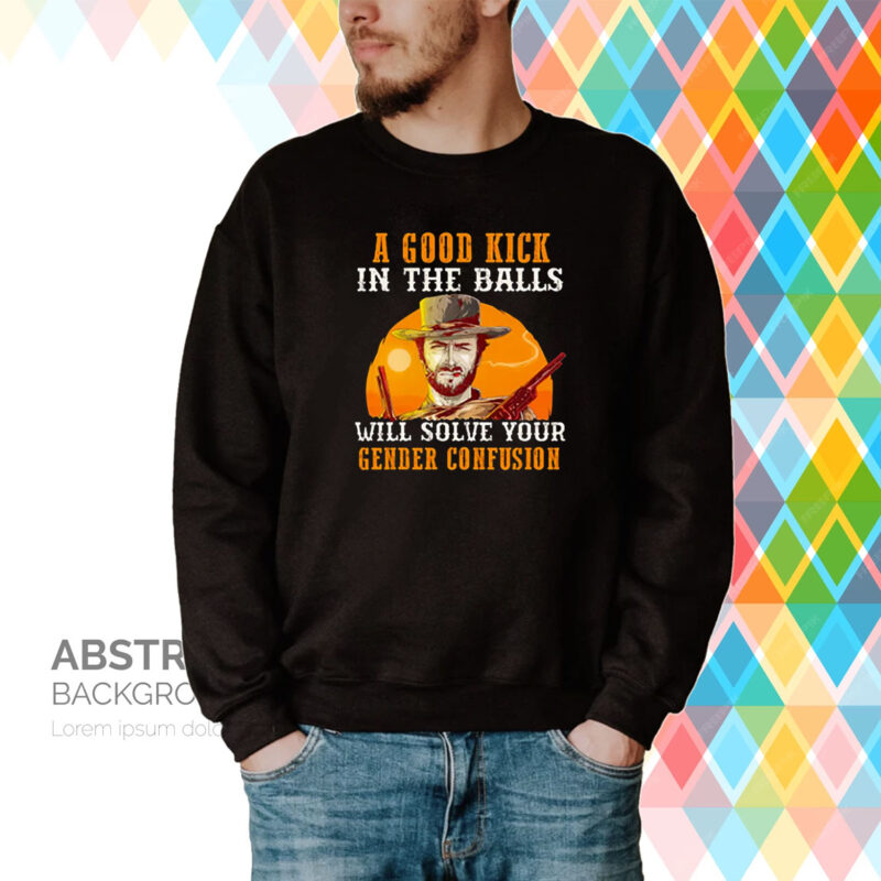 A Good Kick In The Balls Will Solve Your Gender Confusion Hoodie Shirts