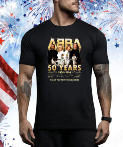 ABBA 50 Years 1974 – 2024 Thank You For The Memories Hoodie SweatShirt