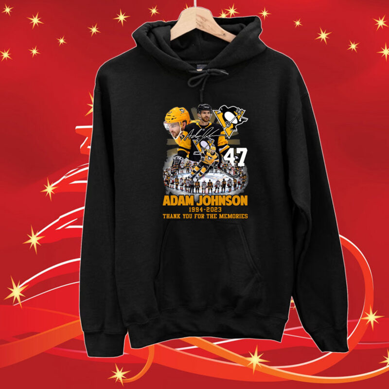 Adam Johnson 1994 2023 Pittsburgh Penguins Memories Hoodie Shirts