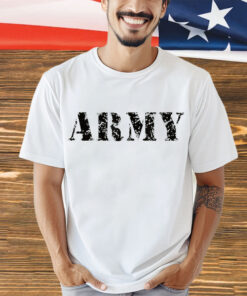 Army T Shirt Vintage Military Green Retro USA Soldier Gift T-Shirt1