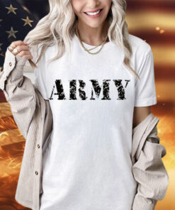 Army T Shirt Vintage Military Green Retro USA Soldier Gift T-Shirt1