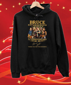 Bruce Springsteen 75th Anniversary 1949 – 2024 Thank You For The Memories SweatShirts
