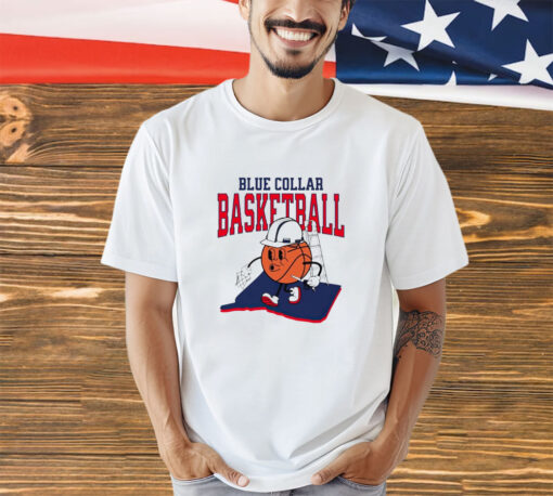 Cartoon Blue Collar Basketball shirt