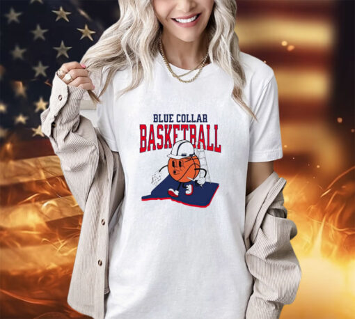 Cartoon Blue Collar Basketball shirt