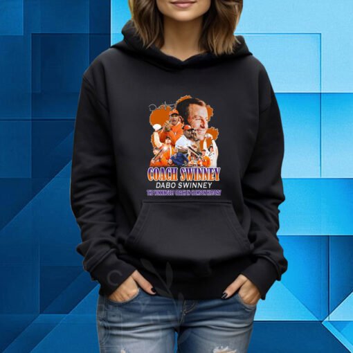 Coach Swinney Dabo Swinney The Winningest Coach In Clemson History Hoodie T-Shirt