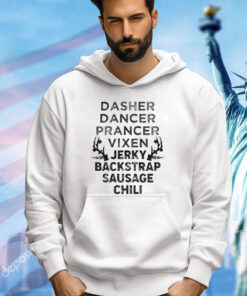 Dasher dancer prancer vixen jerky backstrap sausage chili shirt