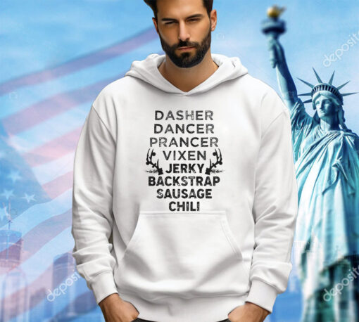 Dasher dancer prancer vixen jerky backstrap sausage chili shirt