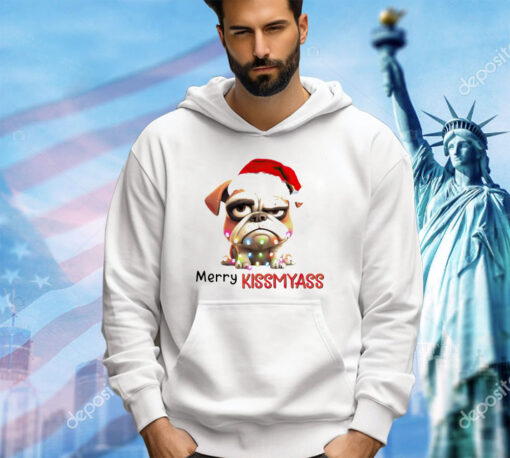 Dog cartoon Merry Christmas shirt