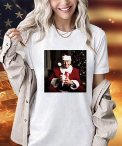 Donald Trump Clause Christmas drinkin’ milk shirt