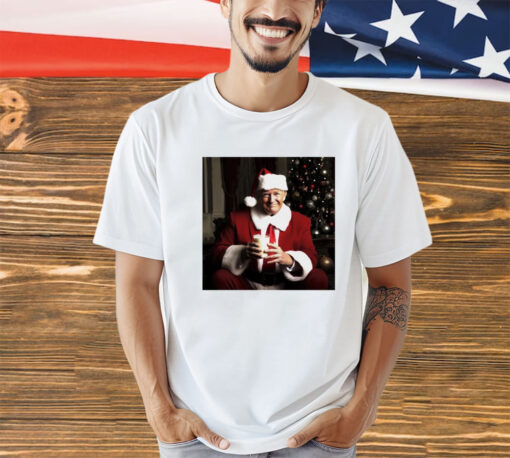 Donald Trump Clause Christmas drinkin’ milk shirt