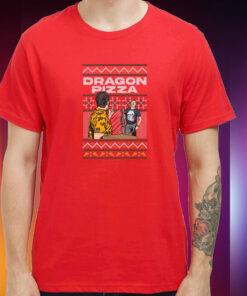 Dragon Pizza Ugly Christmas Hoodie T-Shirt