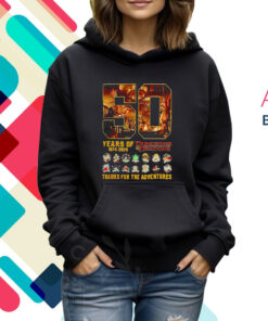 Dungeons And Dragons 50 Years Of 1974 2024 Thank You For The Adventures Hoodie T-Shirt